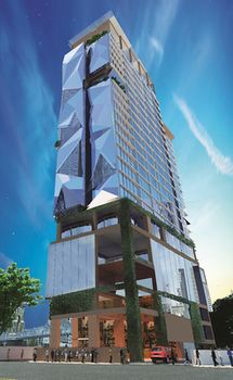 Hotel Front - Evening or Night